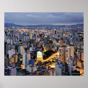 Affiches Paysage urbain 2 de Sao Paulo