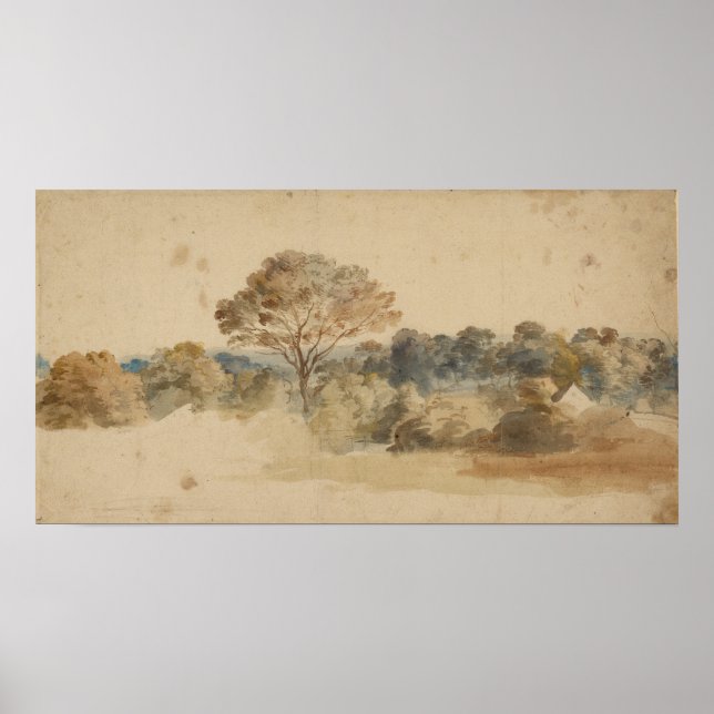 Affiches Paysage, vers 1640, Anthony van Dyck (Devant)