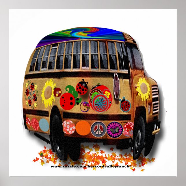 Affiches Peace Love Ladybugs (Devant)