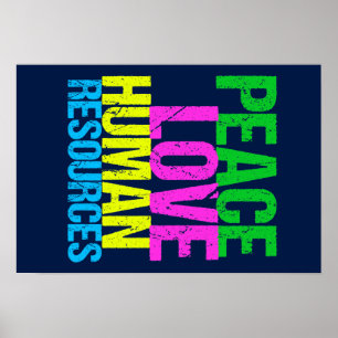 Affiches Peace Love Ressources humaines