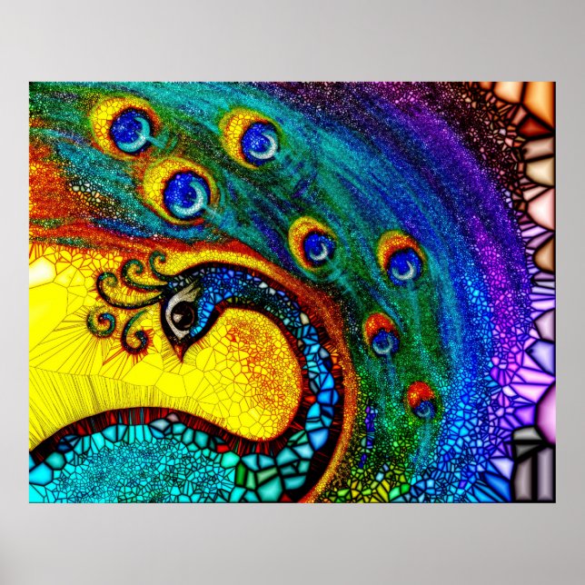 Affiches Peacock dansant (Devant)