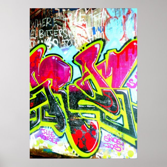 Affiches Peaks Island, Maine graffiti (Devant)
