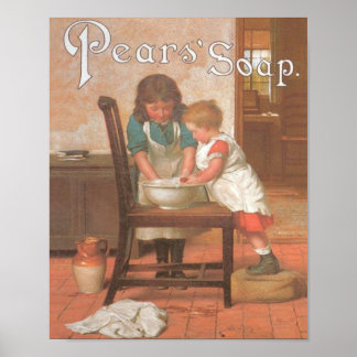 Affiches Pears Soap 2 Enfants