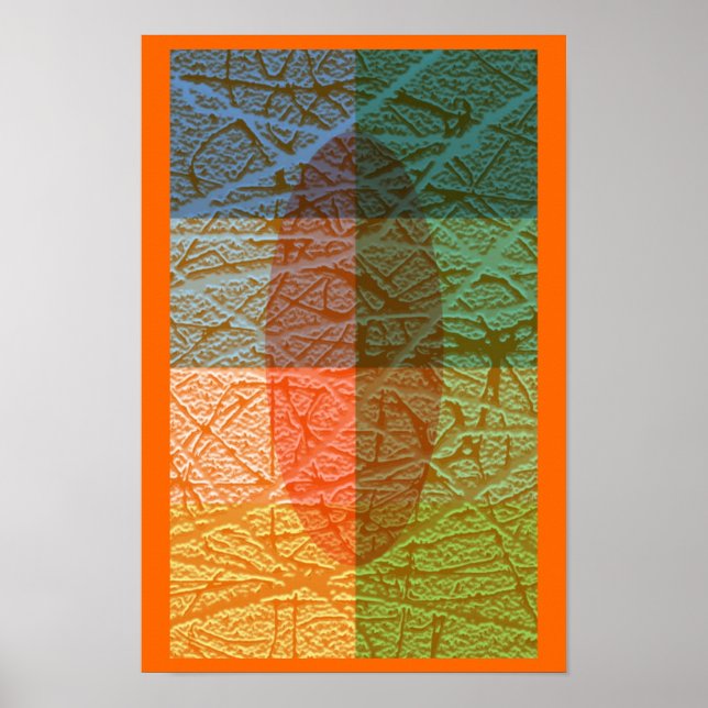 Affiches Peau colorée (Devant)