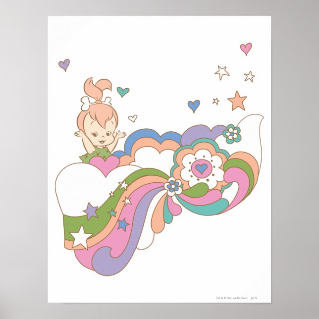 Affiches PEBBLES™ Rainbow Cloud (Devant)