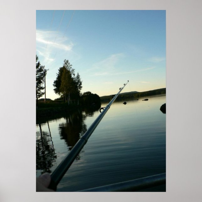 Affiches Pêche à Dusk Print (Devant)