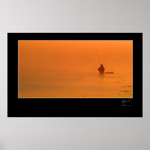 Affiches Pêche à la mouche sur la côte danoise