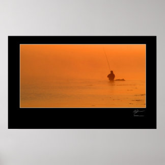 Affiches Pêche à la mouche sur la côte danoise