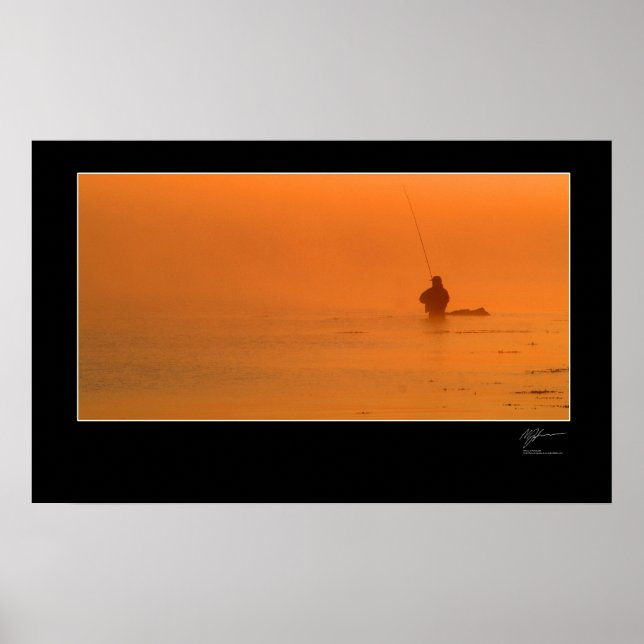 Affiches Pêche à la mouche sur la côte danoise (Devant)