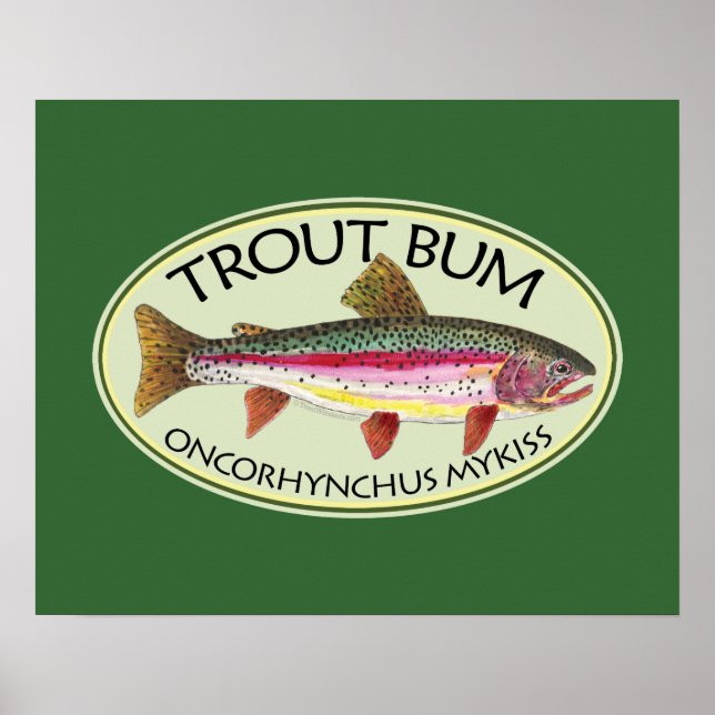 Affiches Pêche à la truite (Devant)