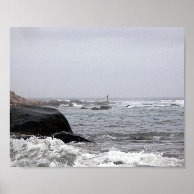 Affiches Pêche dans le marais (Devant)