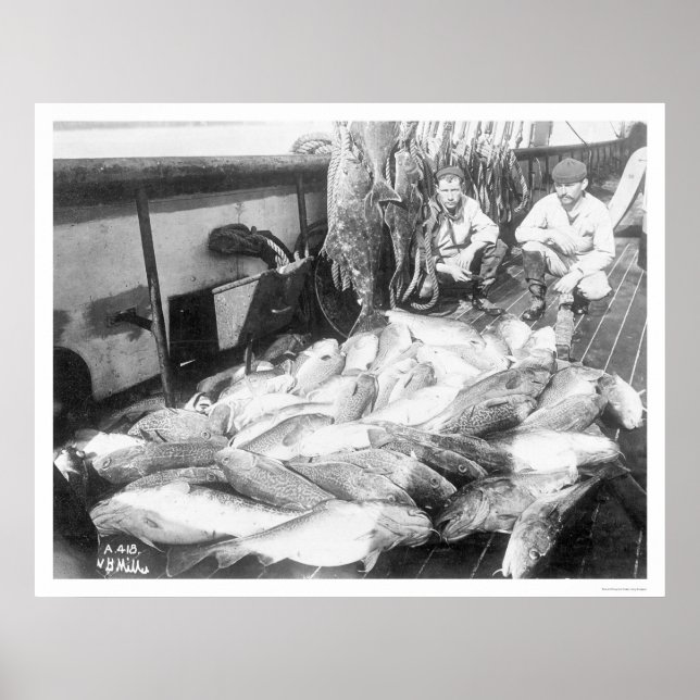 Affiches Pêche En Alaska 1922 (Devant)