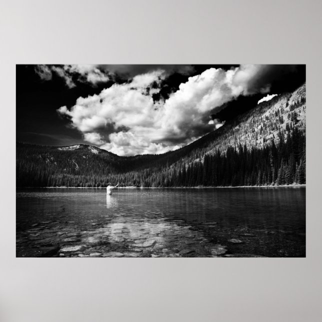 Affiches Pêcheur du Montana (Devant)