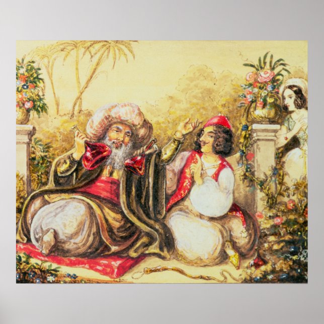 Affiches Pedrillo plying Osmin with drink (Devant)