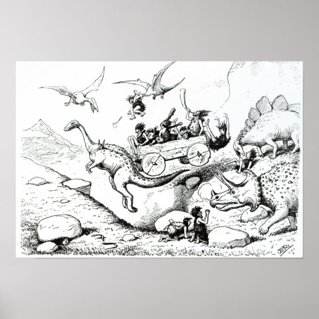 Affiches Peeps préhistoriques, 1894 (Devant)