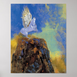Affiches Pégase d'Odilon Redon - Symbolisme de la mythologi
