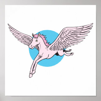 Affiches pegasus volant