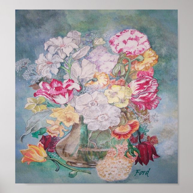 Affiches Peinture à l'huile originale (Devant)