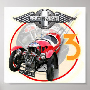 Affiches Peinture à roues Morgan 3