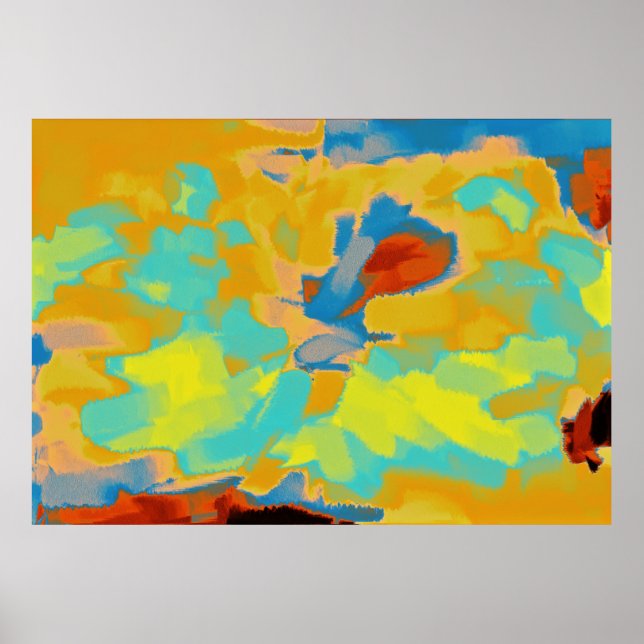 Affiches Peinture Abstraite | Art Abstrait 7 (Devant)
