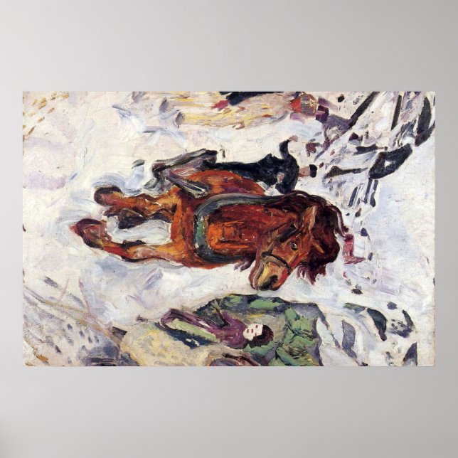 Affiches Peinture artistique Edward Munch (Devant)