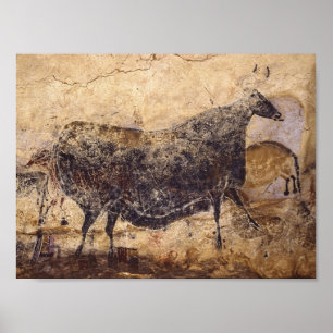 Affiches Peinture de caverne de Lascaux