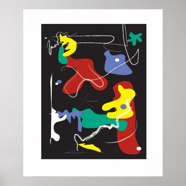Affiches Peinture de goutte (Devant)
