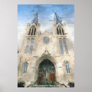 Affiches Peinture de l'église St Patrick de la renaissance 