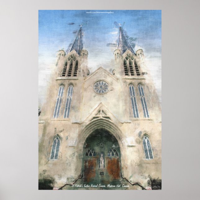 Affiches Peinture de l'église St Patrick de la renaissance  (Devant)