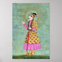 Peinture de l'empereur indien