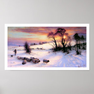 Affiches Peinture de scène d'hiver par Joseph Farquharson
