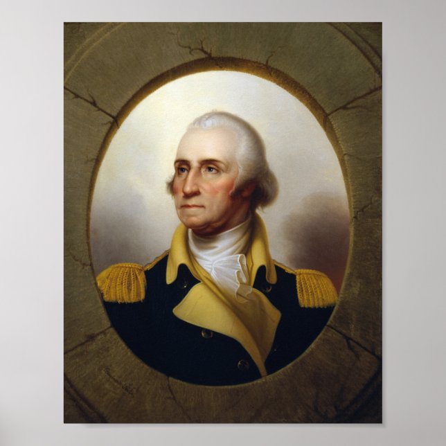 Affiches Peinture de thole du général George Washington (Devant)