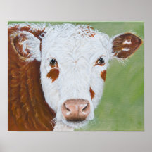 Peinture de vache 16 x 20