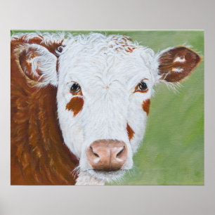 Affiches Peinture de vache 16 x 20