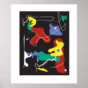 Affiches Peinture d'égouttement