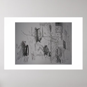 Affiches Peinture du port de Brixham