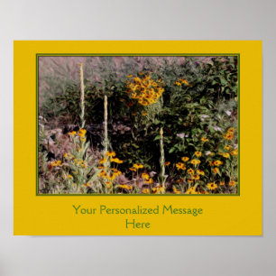 Affiches Peinture fleur sauvage Créez votre propre