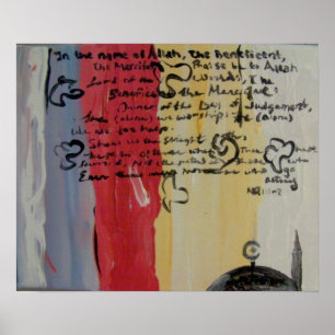 Affiches Peinture islamique contemporaine d'art moderne