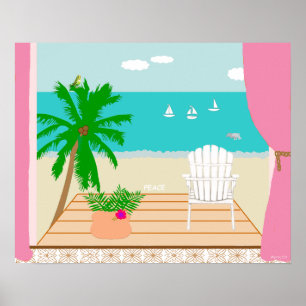 Affiches Peinture numérique originale "Paix"