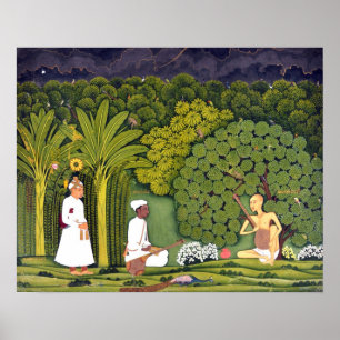Affiches Peinture paisible "Swami Haridasa"