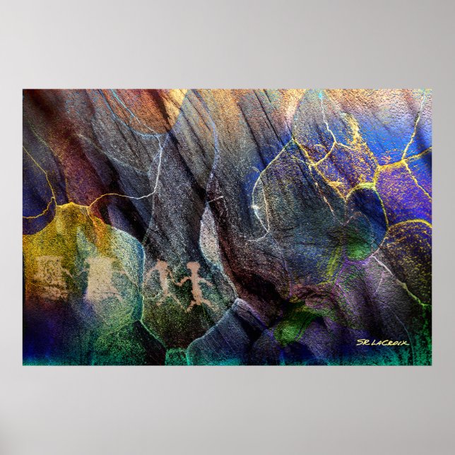 Affiches Peinture rupestre (Devant)