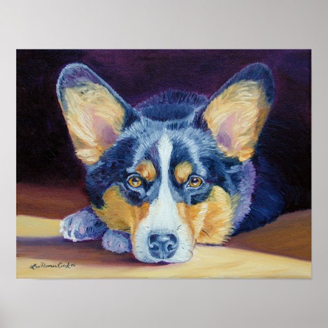 Affiches Pembroke Welsh Corgi Imprimer (Devant)