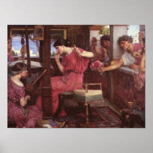Affiches Penelope And The Suitors - John William Waterhouse