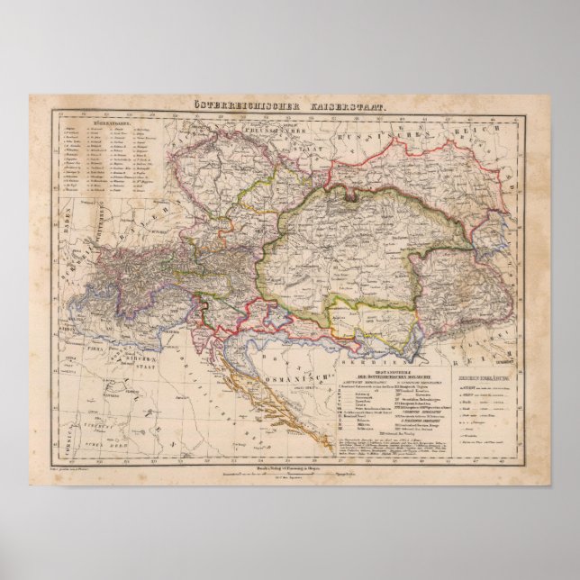 Affiches Péninsule balkanique, Autriche, Hongrie (Devant)