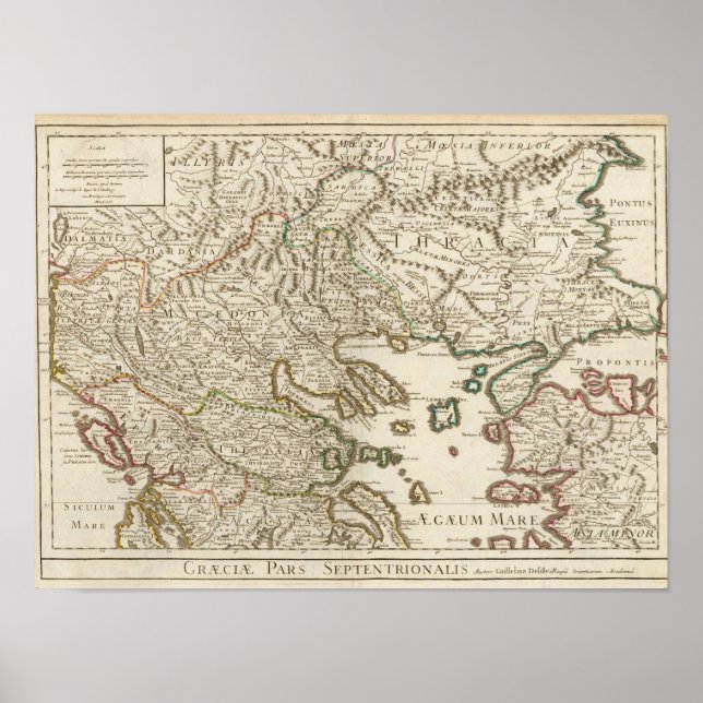 Affiches Péninsule balkanique, Grèce, Macédoine 2 (Devant)