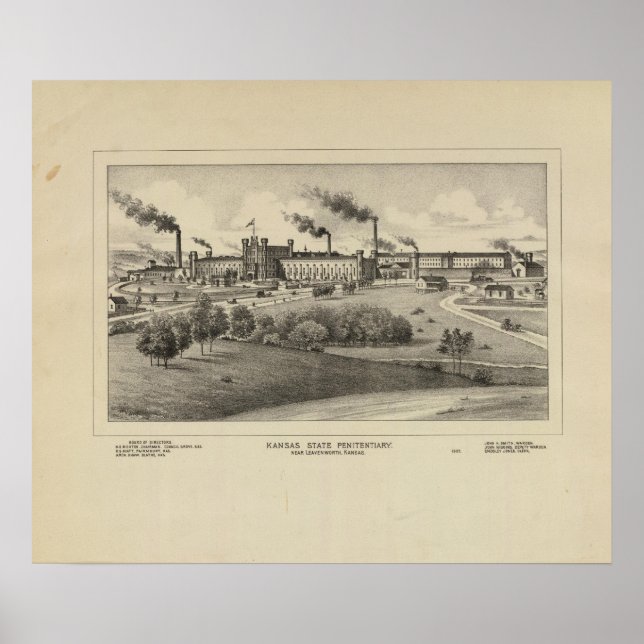 Affiches Pénitencier d'État du Kansas (Devant)