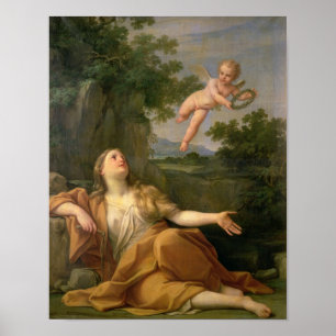 Affiches pénitent Mary Magdalene, 1700-05