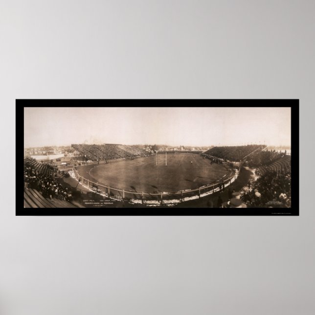 Affiches Penn vs. Michigan Football Game Photo 1905 (Devant)