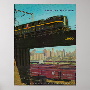 Affiches Pennsylvania Railroad Annual Report 1960