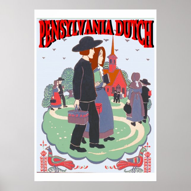 Affiches Pennsylvanie néerlandaise (Devant)